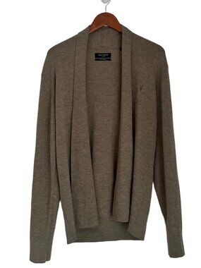 All Saints Merino Wool Slim Fit Cardigan Size L